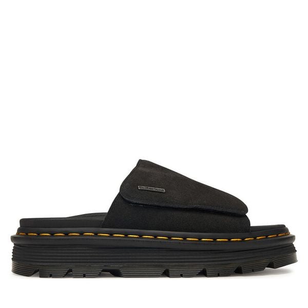 Klapki Dr. Martens. Czarne klapki Dr Martens, bez wzorów, bez obcasa, bez zapięcia. Za 543.99 zł.