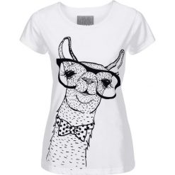 T-shirt bonprix biały Lama. T-shirty marki 4f. Za 29.99 zł.