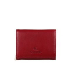 Czerwony portfel damski Canaletto ze skóry garbowanej roślinnie PD2003cs165 GR RFID. Czerwone portfele bez wzorów, ze skóry. Za 152.00 zł.