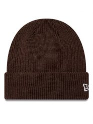 New Era Czapka Wool Cuff Knit Beanie 60424809 Brązowy. Brązowe czapki zimowe New Era, bez wzorów, z materiału. Za 139.99 zł.