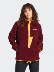 Adidas Polar Terrex XPLORIC High-Pile-Fleece IN3105 Bordowy Regular Fit. Czerwone bluzy z polaru adidas, m, bez wzorów, z polaru. Za 699.99 zł.