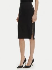 Rinascimento Spódnica ołówkowa CFC0127985003 Czarny Slim Fit. Czarne spódnice Rinascimento, xl, bez wzorów, z syntetyku, ołówkowe. Za 379.99 zł.