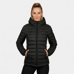 Kurtka damska Alpinus Tunari. Czarne kurtki Alpinus, bez wzorów, sportowe, bez kaptura. Za 349.00 zł.