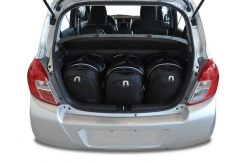 Torby Do Bagażnika Suzuki Celerio 2014-2019 3Szt Kjust. Czarne torby podróżne KJUST, bez wzorów, z kauczuku. Za 711.00 zł.