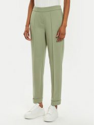 Olsen Chinosy 14002105 Zielony Slim Fit. Zielone chinosy Olsen, bez wzorów, z wiskozy. Za 309.99 zł.