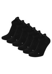 Skarpety Fitness unisex Sneaker – 6 szt. – Czarne. Czarne skarpetki XTREME, bez wzorów, z materiału. Za 148.10 zł.