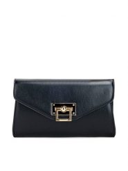 Monnari Torebka TORIMP0-24Z-BAG4630-K020 Czarny. Czarne kopertówki Monnari, bez wzorów, ze skóry, wizytowe, bez dodatków. Za 109.99 zł.