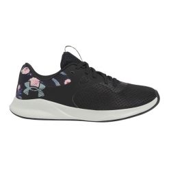 Buty treningowe damskie Under Armour Charged Aurora 2+. Czarne buty treningowe Under Armour, bez wzorów, bez zapięcia, na fitness i siłownię. Za 209.99 zł.