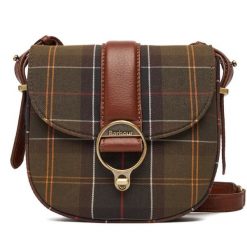 Torebka Barbour. Brązowe listonoszki Barbour, bez wzorów, bez dodatków. Za 709.99 zł.