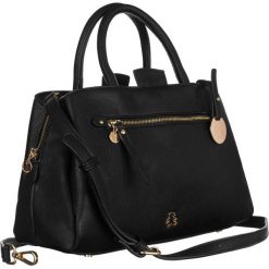 Kuferek czarny LuluCastagnette ORION NOIR. Czarne torebki klasyczne LuluCastagnette, bez wzorów, ze skóry ekologicznej, klasyczne, bez dodatków. Za 129.99 zł.