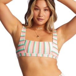 Góra od stroju kąpielowego Billabong Island Glow Tanlines Tank. Bikini Billabong, bez wzorów, sportowe. Za 119.99 zł.