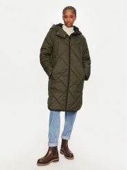 Frieda & Freddies Płaszcz zimowy 3839 Zielony Regular Fit. Zielone kurtki Frieda & Freddies, na zimę, bez wzorów, z syntetyku, bez kaptura. Za 799.99 zł.