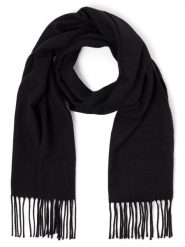 HUGO Szalik z domieszką wełny Kobiety czarny, ONE SIZE. Czarne szaliki i kominy Hugo, bez wzorów, z wełny. Za 319.95 zł.