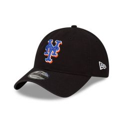Czapka z daszkiem New Era MLB New York Mets. Czarne czapki z daszkiem New Era, bez wzorów. Za 186.00 zł.