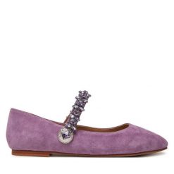 Baleriny Alma En Pena. Fioletowe baleriny Alma En Pena, bez wzorów, bez obcasa, bez zapięcia. Za 339.99 zł.