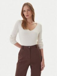 Kontatto Sweter 3M0818C Écru Slim Fit. Swetry Kontatto, m, bez wzorów, z syntetyku, bez ramiączek. Za 249.99 zł.