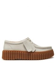 Clarks Półbuty Torhill Bee 26172085 Écru. Półbuty wsuwane Clarks, bez wzorów, ze skóry, bez obcasa, na płaskiej podeszwie. Za 369.99 zł.