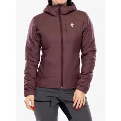 Kurtka ocieplana damska Black Diamond First Light Stretch Hoody. Fioletowe kurtki Black Diamond, bez wzorów, sportowe, bez kaptura. Za 796.89 zł.