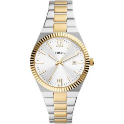 Fossil Kobietyzegarek Fossil Scarlette Gold złoto i srebrny - stal nierdzewna Zegarki damskie 1 ct Damski. Szare zegarki Fossil, srebrne. Za 806.99 zł.