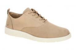 Buty Ecco Bella brązowe nubukowe. Brązowe buty do biegania ECCO, bez wzorów, z materiału, bez zapięcia, do biegania. Za 471.50 zł.