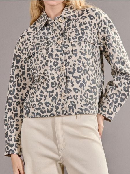 Kurtka koszulowa z domieszką lnu - wielobarwny. Kurtki Sinsay, l, bez wzorów, z materiału, bez kaptura. Za 45.99 zł.