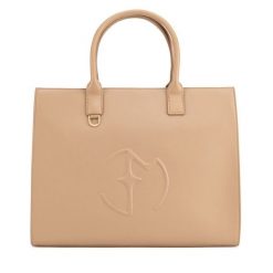 Torebka Eva Minge. Brązowe torebki klasyczne Eva Minge, bez wzorów, klasyczne, bez dodatków. Za 359.99 zł.