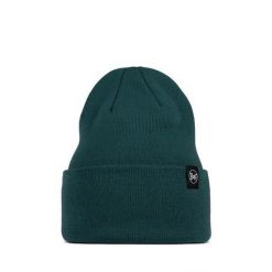 Czapka BUFF KNITTED BEANIE LILON SILVERSAGE. Brązowe czapki zimowe Buff, bez wzorów, sportowe. W wyprzedaży za 77.94 zł.
