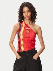 Adidas Top Spain Reconstructed Bringback KE2292 Czerwony Slim Fit. Czerwone topy adidas, m, bez wzorów, z syntetyku, bez kołnierzyka, bez ramiączek. Za 399.99 zł.
