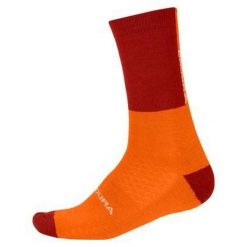 Skarpety damskie Endura Baa Baa Merino Winter W harvest. Brązowe skarpetki ENDURA, bez wzorów, z wełny. Za 69.99 zł.