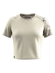 Salewa Koszulka funkcyjna "Lavaredo Hemp" w kolorze beżowym rozmiar: 42. Brązowe t-shirty sportowe Salewa, bez wzorów, bez ramiączek, outdoorowe. Za 123.25 zł.