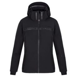 Damska kurtka narciarska Kilpi HATTORI-W. Czarne kurtki narciarskie Kilpi, na zimę, s, bez wzorów, z nylonu, bez kaptura, narciarskie. Za 835.17 zł.