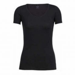 Koszulka damska Icebreaker Siren SS Sweetheart T-Shirt. Czarne t-shirty Icebreaker, xs, bez wzorów, sportowe, bez kołnierzyka, bez ramiączek. Za 295.00 zł.