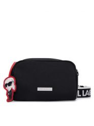 KARL LAGERFELD Torebka B4W30109 Czarny. Czarne listonoszki KARL LAGERFELD, bez wzorów, z materiału, bez dodatków. Za 649.99 zł.
