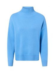 Marie Lund sweter merino Kobiety Wełna niebieski, XS. Niebieskie swetry Marie Lund, xs, bez wzorów, z wełny, bez ramiączek. Za 349.95 zł.