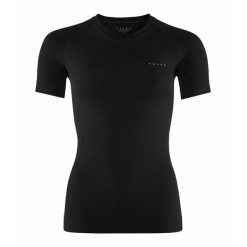 Koszulka damska Falke Wool-Tech Light. Czarne t-shirty sportowe Falke, xl, bez wzorów, z materiału, bez ramiączek. Za 435.50 zł.
