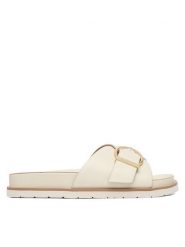 Gant Klapki 32501254 Biały. Białe klapki Gant, bez wzorów, ze skóry, bez obcasa, bez zapięcia. Za 459.99 zł.