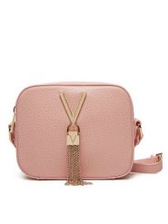 Valentino Torebka Divina VBS1R409G Różowy. Czerwone listonoszki Valentino, bez wzorów, ze skóry, bez dodatków. Za 169.99 zł.