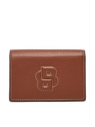 BOSS Mały Portfel Damski Anett New SM 50536339 Brązowy. Brązowe portfele Boss, bez wzorów, ze skóry. Za 479.99 zł.