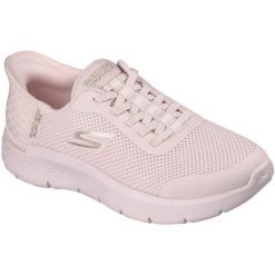 Buty sportowe Skechers Go Walk Flex - Grand. Czerwone buty treningowe Skechers, bez wzorów, z materiału, bez zapięcia, na fitness i siłownię. Za 390.00 zł.