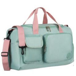 Torba weekendowa Peterson PTN 23032 miętowa. Zielone torby podróżne Peterson, bez wzorów. Za 75.05 zł.