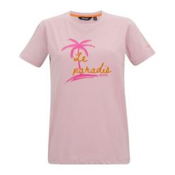 T-shirt Damski Palma Filandra VX. Czerwone t-shirty Regatta, bez wzorów, casualowe, bez kołnierzyka, bez ramiączek. Za 67.99 zł.
