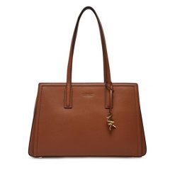 Torebka MICHAEL Michael Kors. Brązowe torebki klasyczne MICHAEL Michael Kors, bez wzorów, klasyczne, bez dodatków. Za 799.99 zł.
