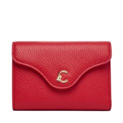 Portfel Coccinelle. Czerwone portfele Coccinelle, bez wzorów. Za 649.99 zł.