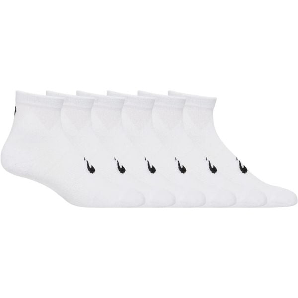 Skarpetki Asics Quarter (x6). Białe skarpetki ASICS, bez wzorów, z bawełny. Za 138.00 zł.