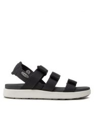 Keen Sandały Elle Strappy 1026138 Czarny. Czarne sandały Keen, bez wzorów, z materiału, bez obcasa, na płaskiej podeszwie, bez zapięcia. Za 399.99 zł.