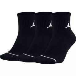 Skarpety nike air jordan jumpman qtr 3 pary. Czarne skarpetki Nike, bez wzorów, z elastanu. Za 69.00 zł.