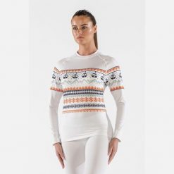 Koszulka termoaktywna Damska SURFANIC SWE2604. Białe bielizna termoaktywna damska Surfanic, bez wzorów, bez ramiączek, narciarskie. Za 169.99 zł.