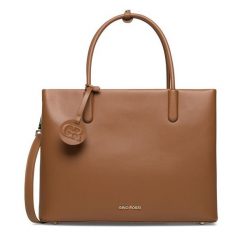 Torebka GINO ROSSI. Brązowe torebki klasyczne Gino Rossi, bez wzorów, klasyczne, bez dodatków. Za 195.99 zł.