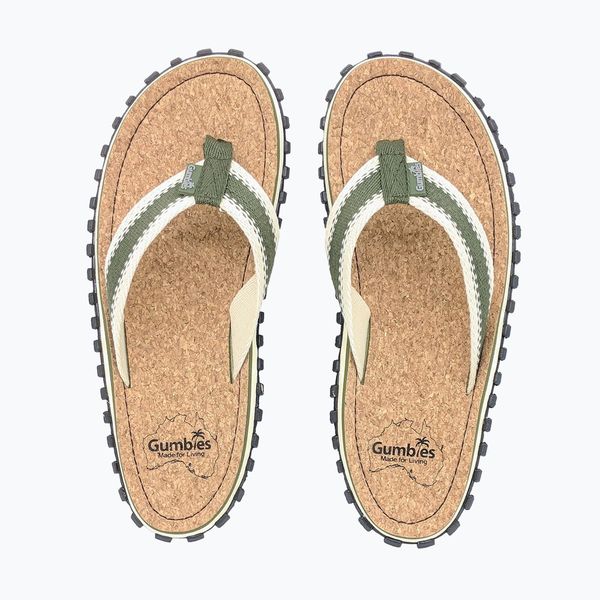 Japonki GUMBIES CORKER FLIP-FLOPS UNISEX. Zielone japonki Gumbies, bez wzorów, sportowe. Za 99.99 zł.