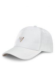 Guess Czapka z daszkiem AW5283 COT01 Biały. Białe czapki z daszkiem Guess, z aplikacjami, z bawełny. Za 199.99 zł.